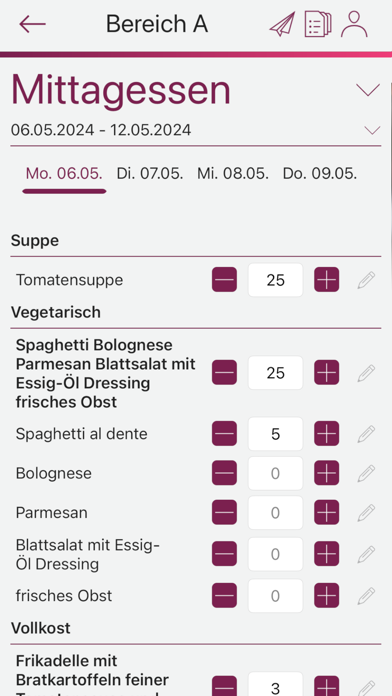 easyDine Screenshot