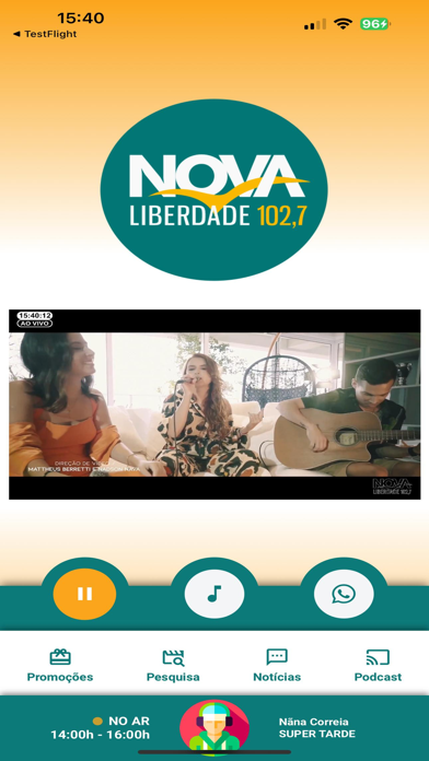 Rádio Nova Liberdade Catalão Screenshot