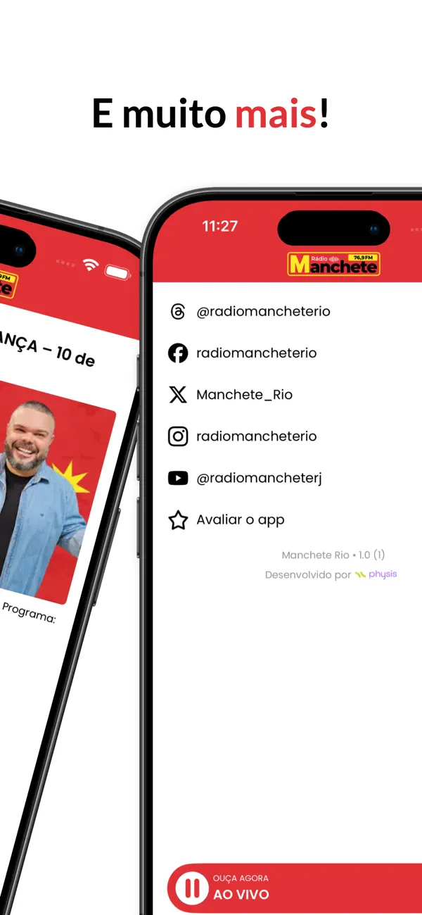#5. Rádio Manchete Rio (iOS) By: T & TH LABS LTDA