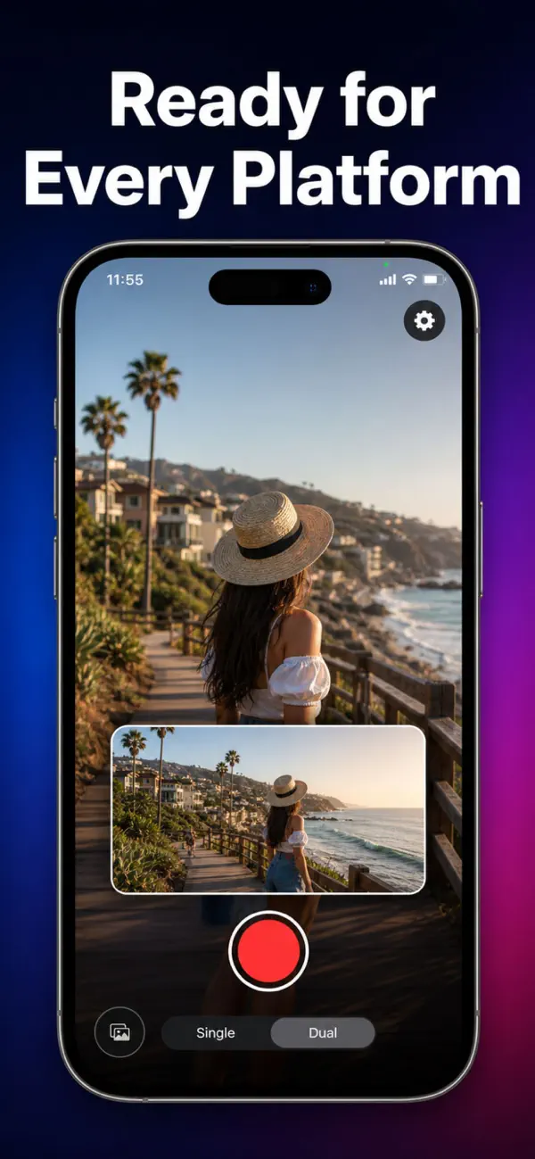 Screenshot #3 pour Dual Format Recorder - Camera