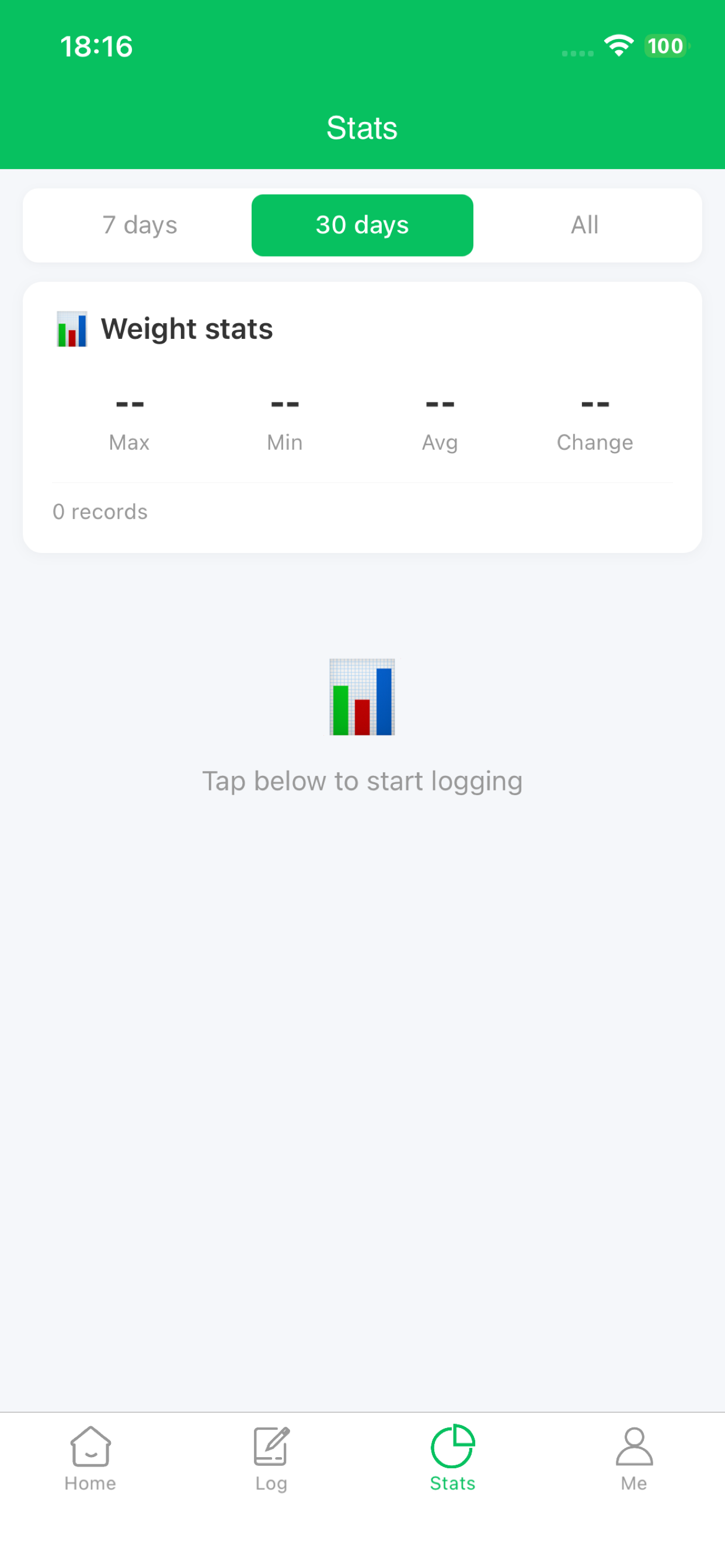 Weight Log Diet Calorie Diary screenshot 4