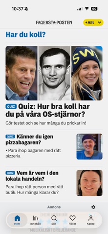 Fagersta-Posten screenshot