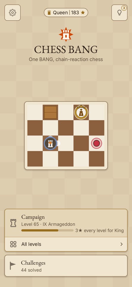Chess Bang: Bomb Puzzle screenshot 1