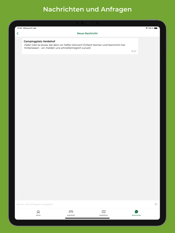 Campingplatz Heidehof iPad screenshot