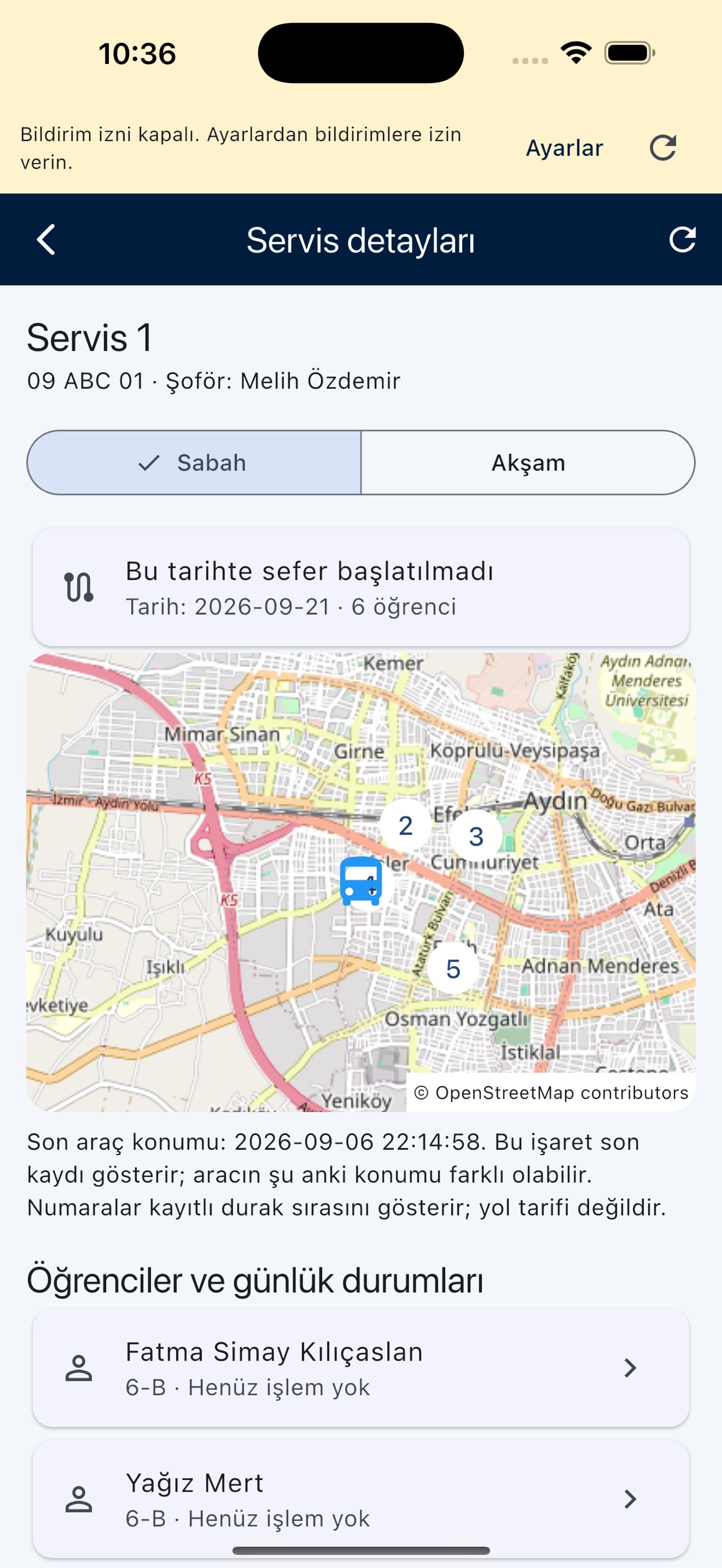 Screenshot 1 of Okul Rotam