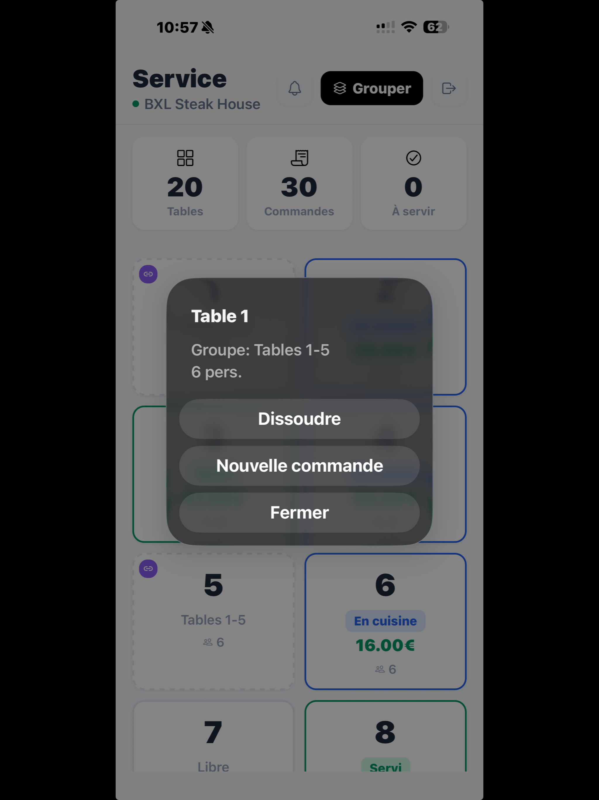 BipOrder Serveurs screenshot 8
