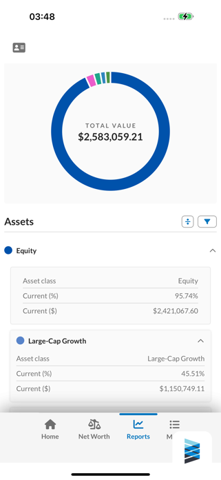 Envestnet Client View Screenshot 2 of 2