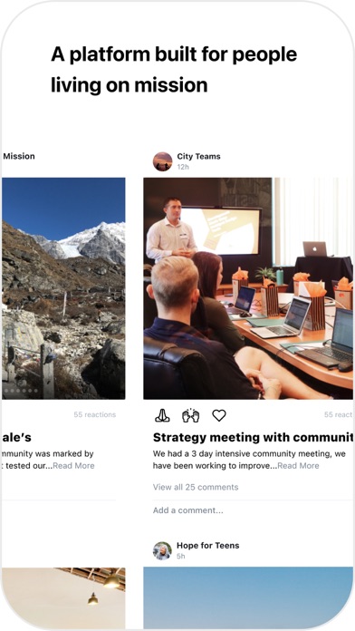 Screenshot 1 of Missio - Live on Mission App