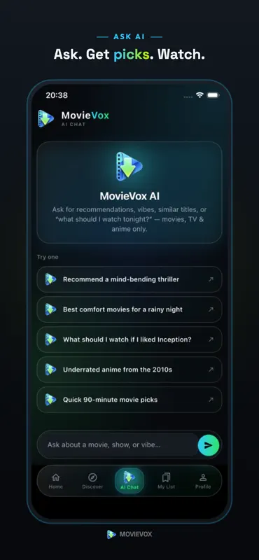 MovieVox AI Movies & TV Shows screenshot 2 of 5