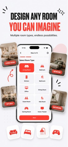 ReHome - AI Interior Design iPhone screenshot