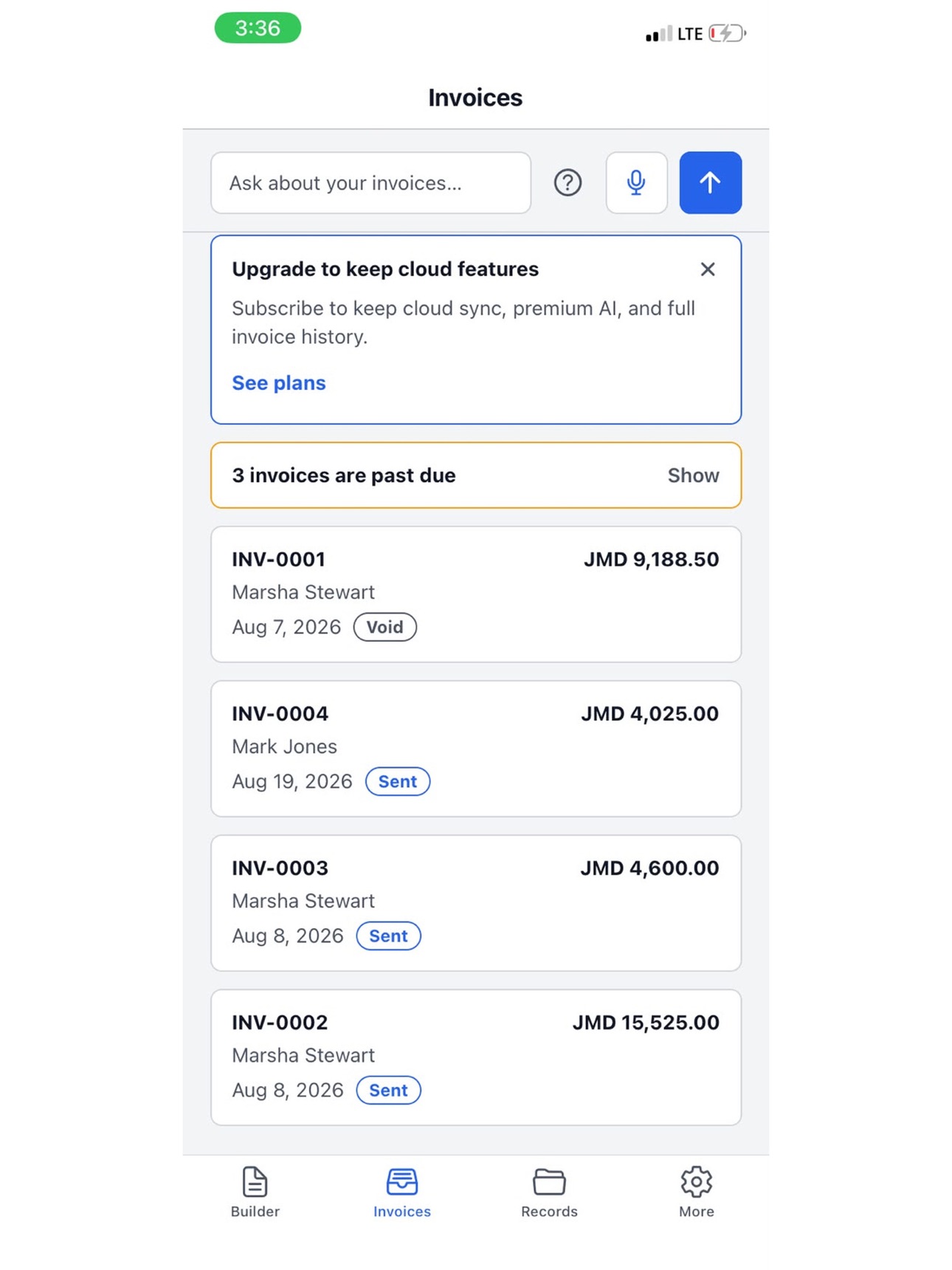 Screenshot 8 of VoiceBill: Invoice Maker