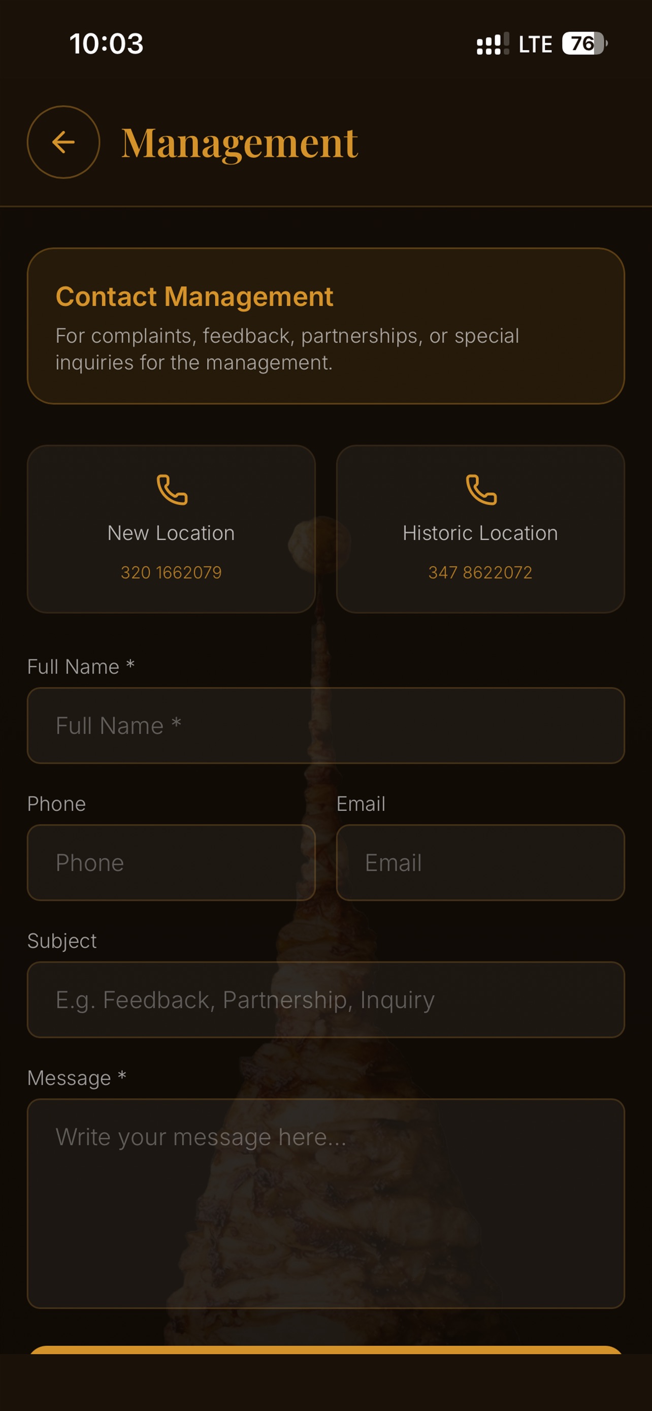 Screenshot 5 of Horas Social Food