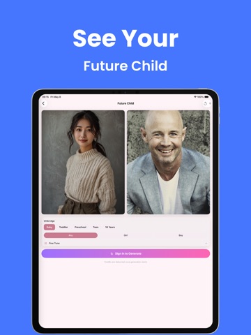 Another You: AI Photo iPad screenshot