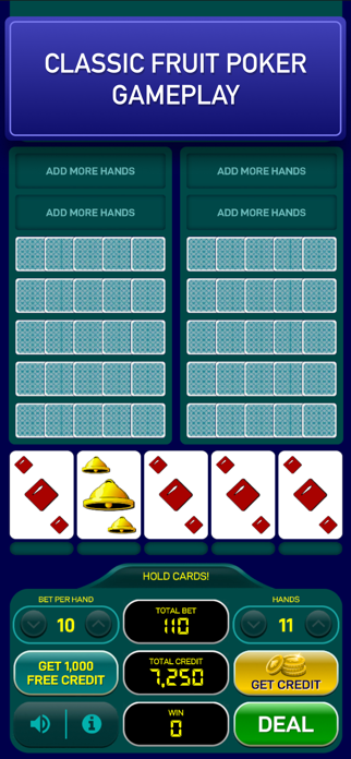 Ultimate Fruit Poker Screenshot 1 of 6