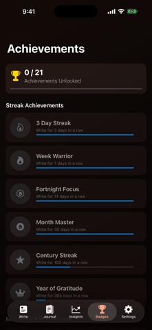 Gratitude Journal: Diary screenshot