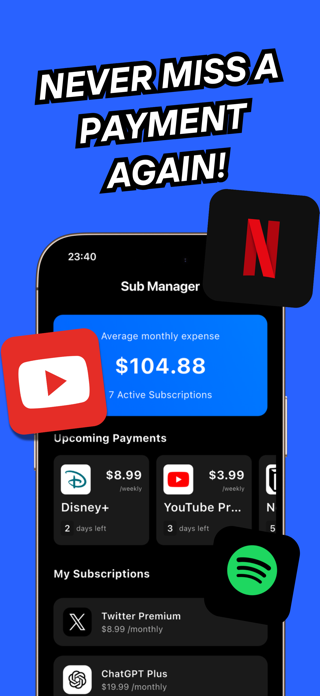 Subscription Tracker: Suby Screenshot 2 of 6