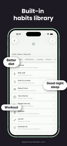 Tend: Grow Habits Screenshot 3 of 4
