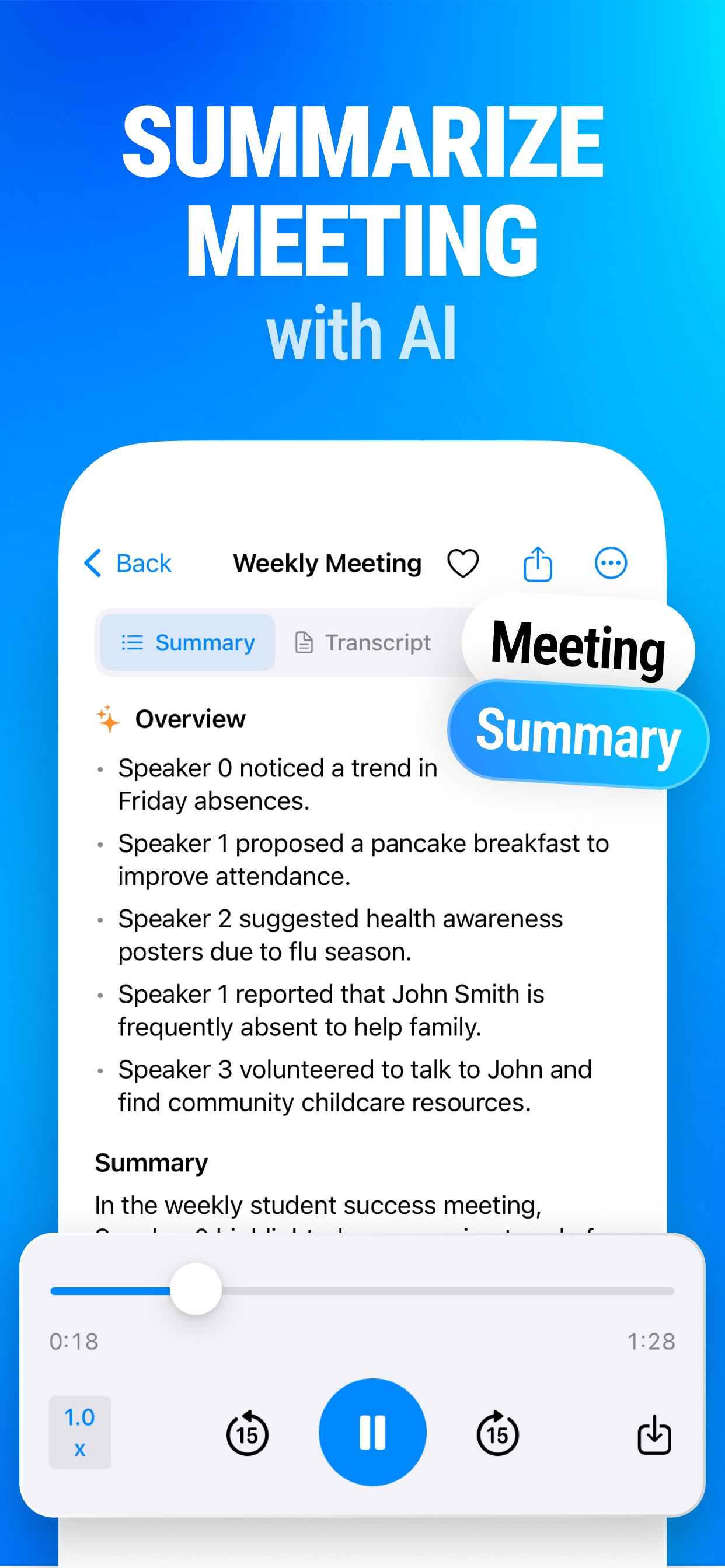 MeetingMind: AI Note Taker screenshot 5