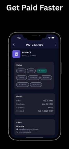 Invoice Maker - Estimate PDF iPhone screenshot