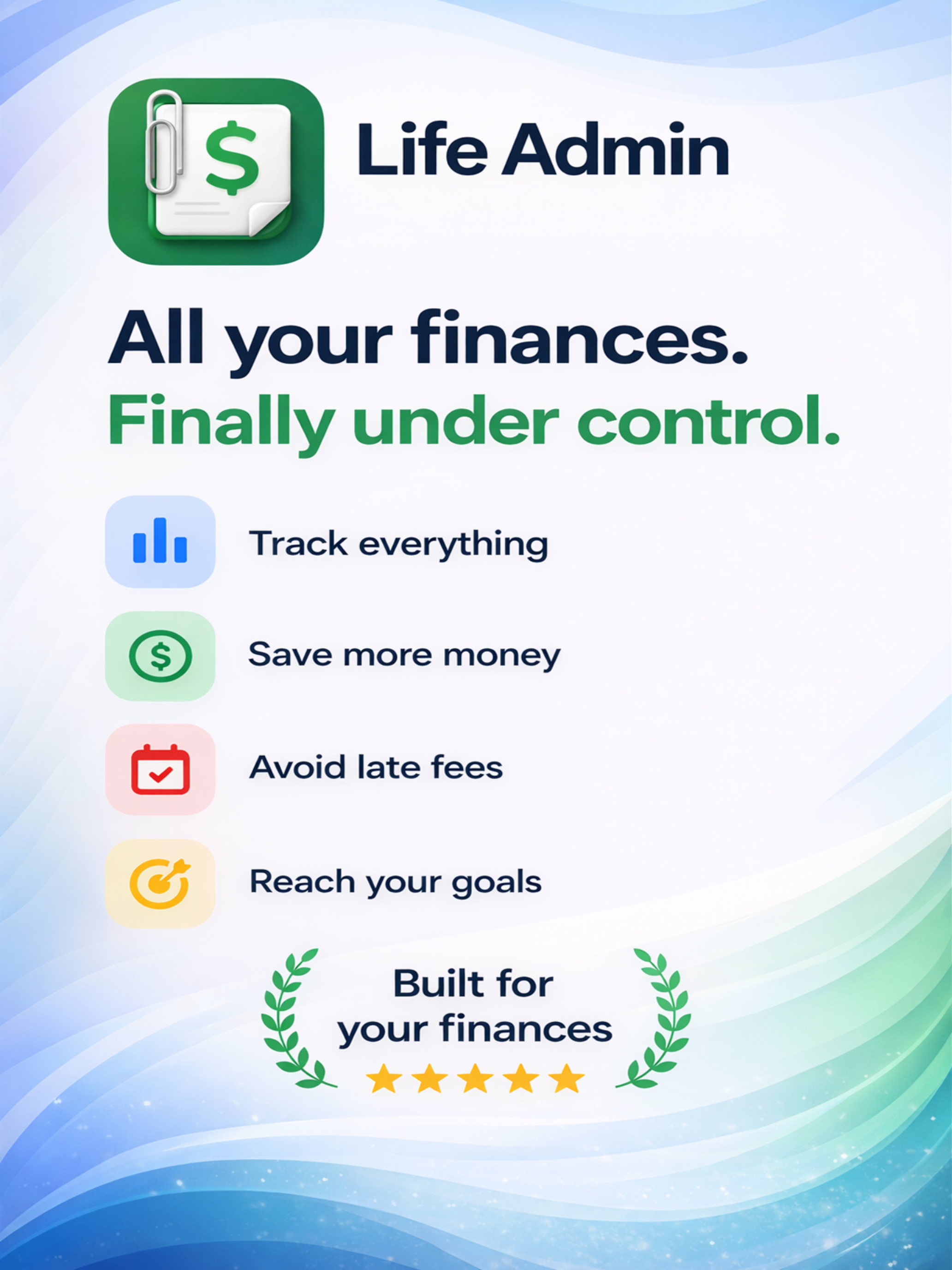 Life Admin - Finance Tracker