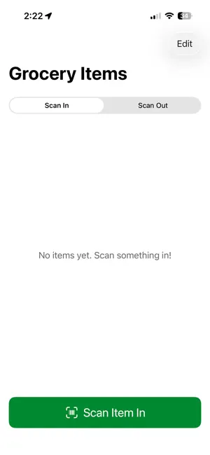 Grocery Scanner List screenshot 2