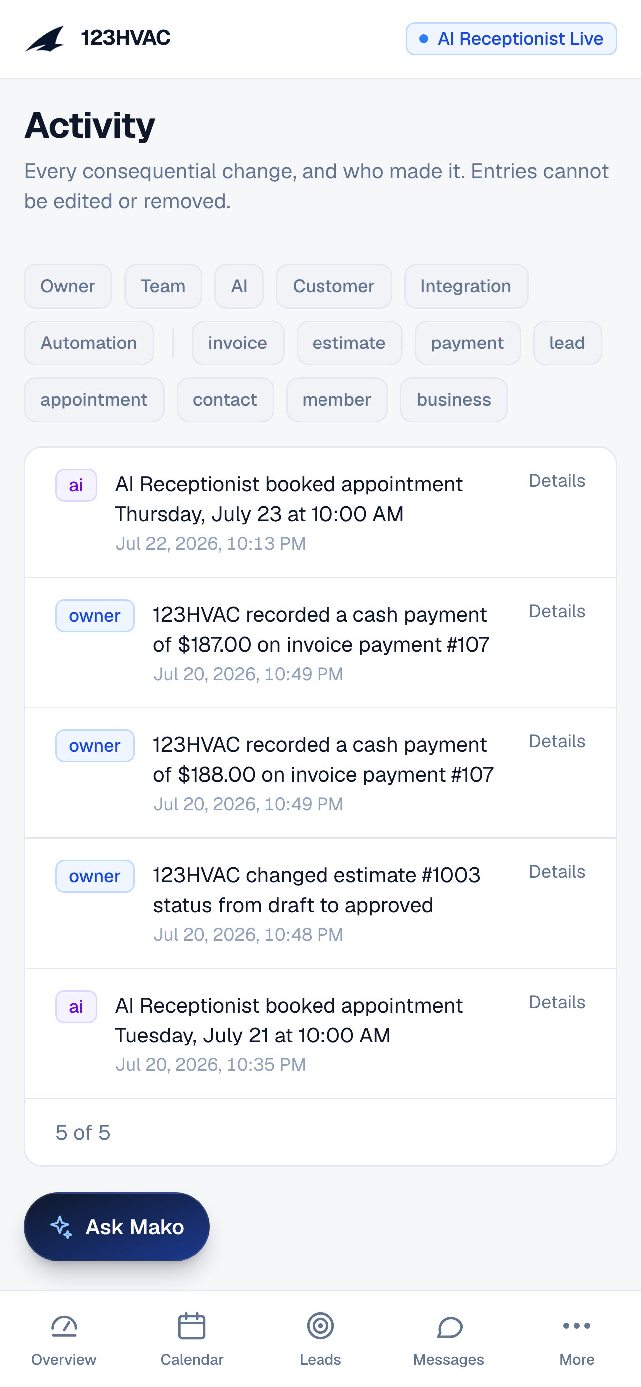 MAKO CRM LLC screenshot 8