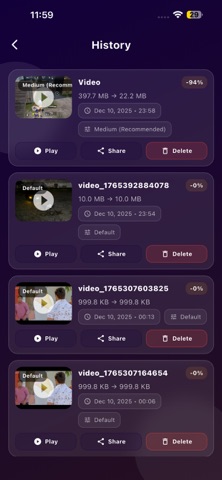 video saver - video compressor screenshot