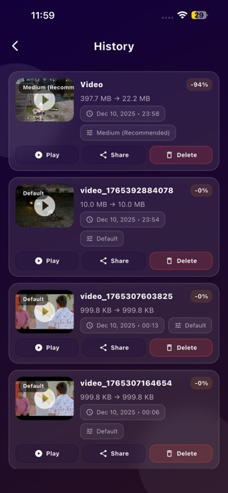 video saver - video compressor Screenshot 3 of 6