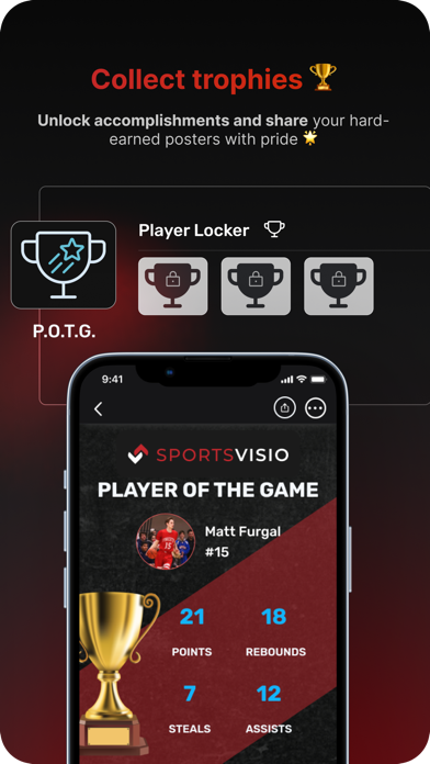 SportsVisio iPhone screenshot 3 - Sports app
