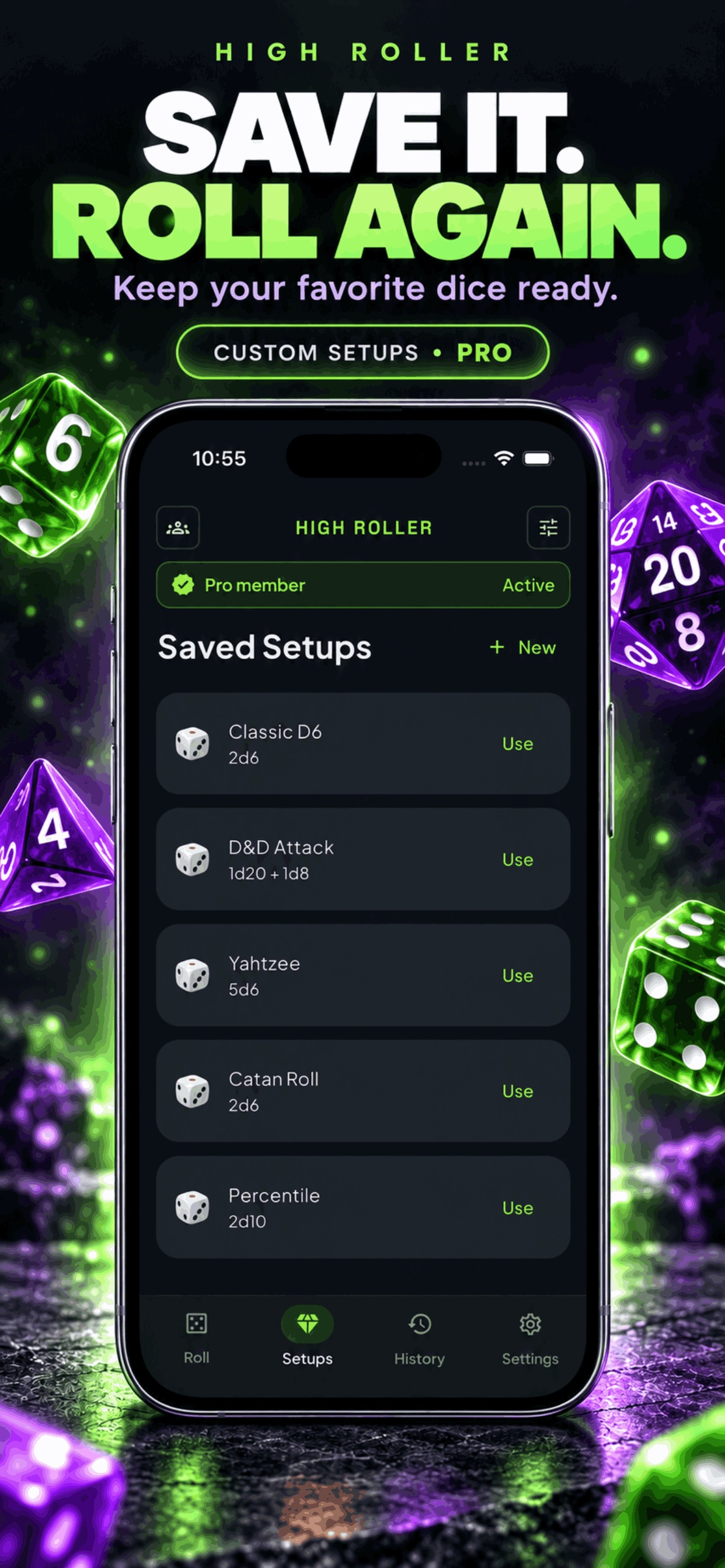 Screenshot 4 of Dados Virtuales - Dice Roller