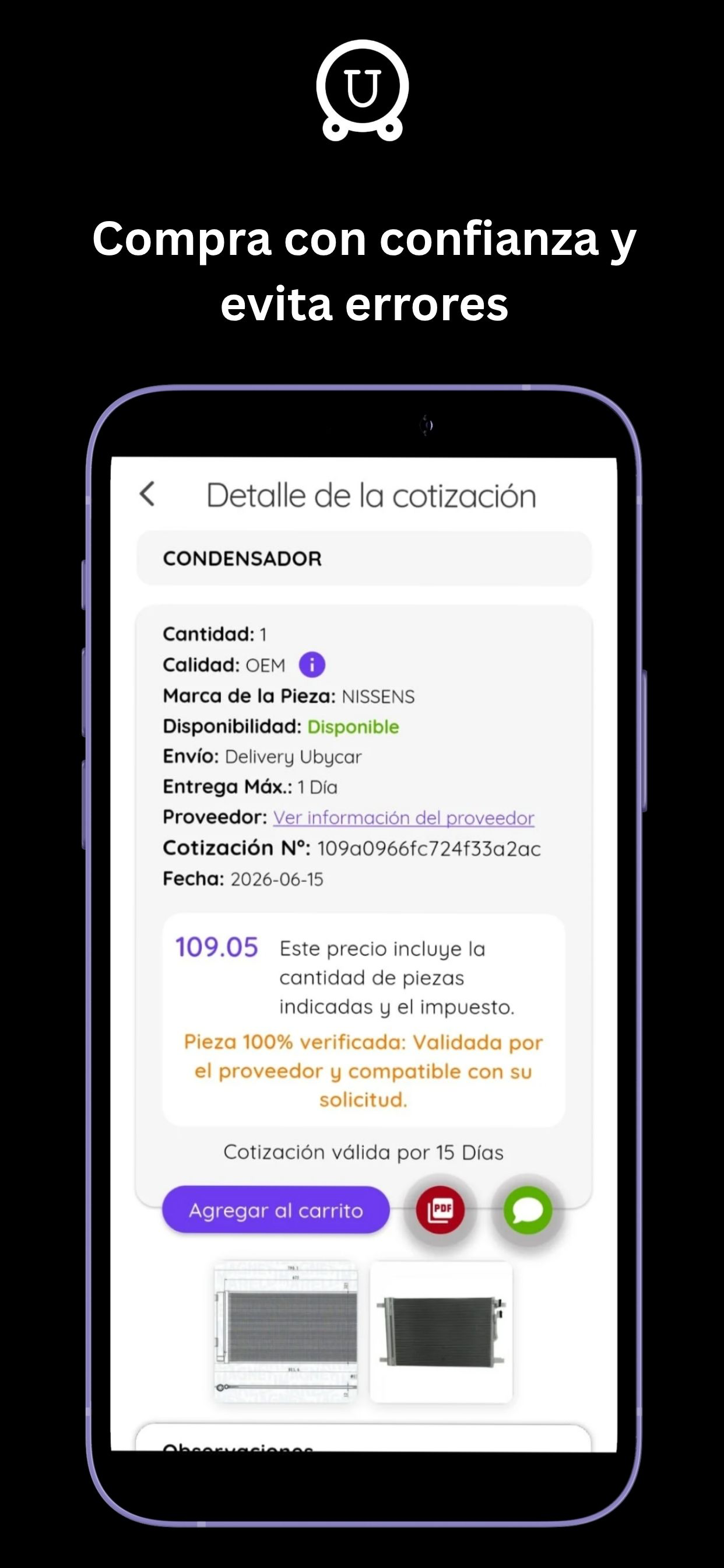Ubycar: Repuestos de Vehículos screenshot 4