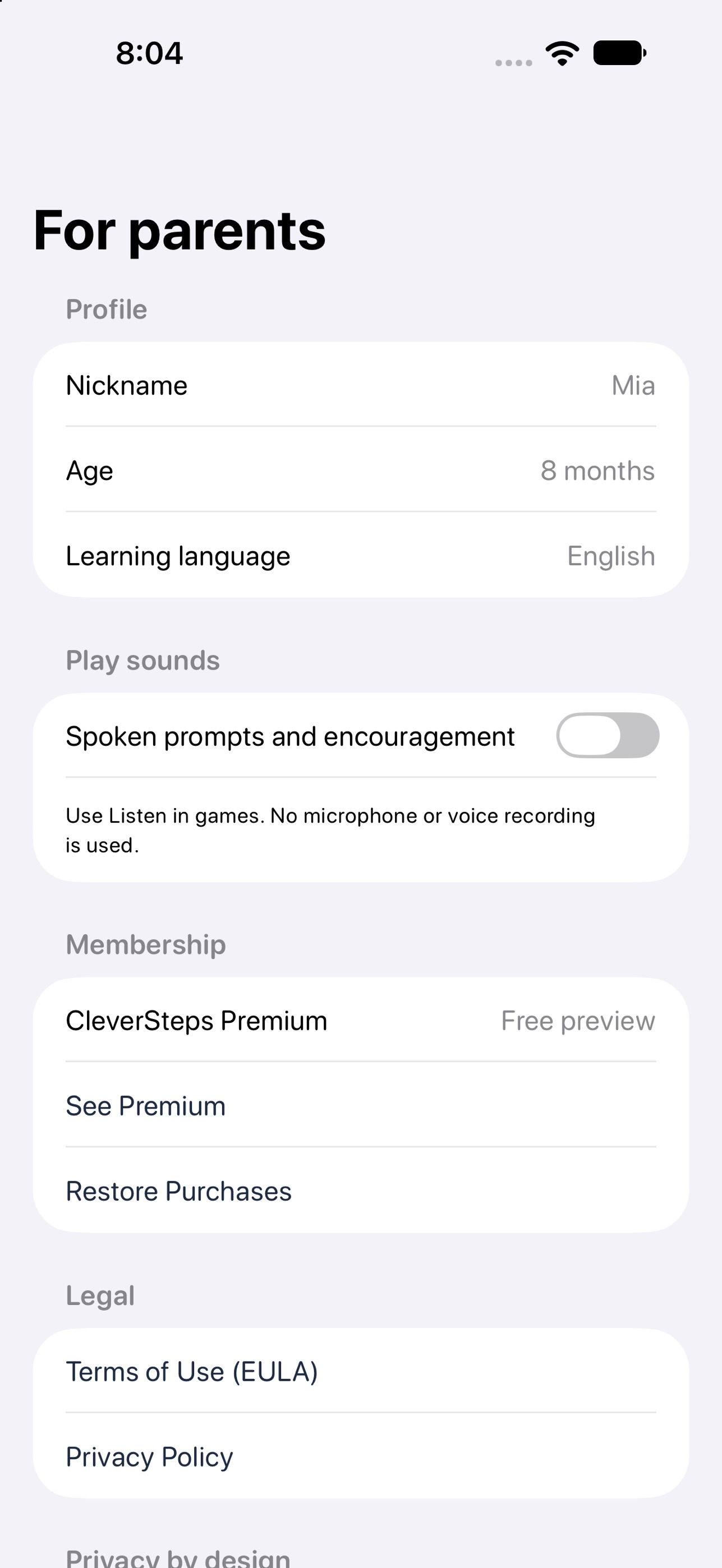 Screenshot 4 of CleverSteps: Baby Learning