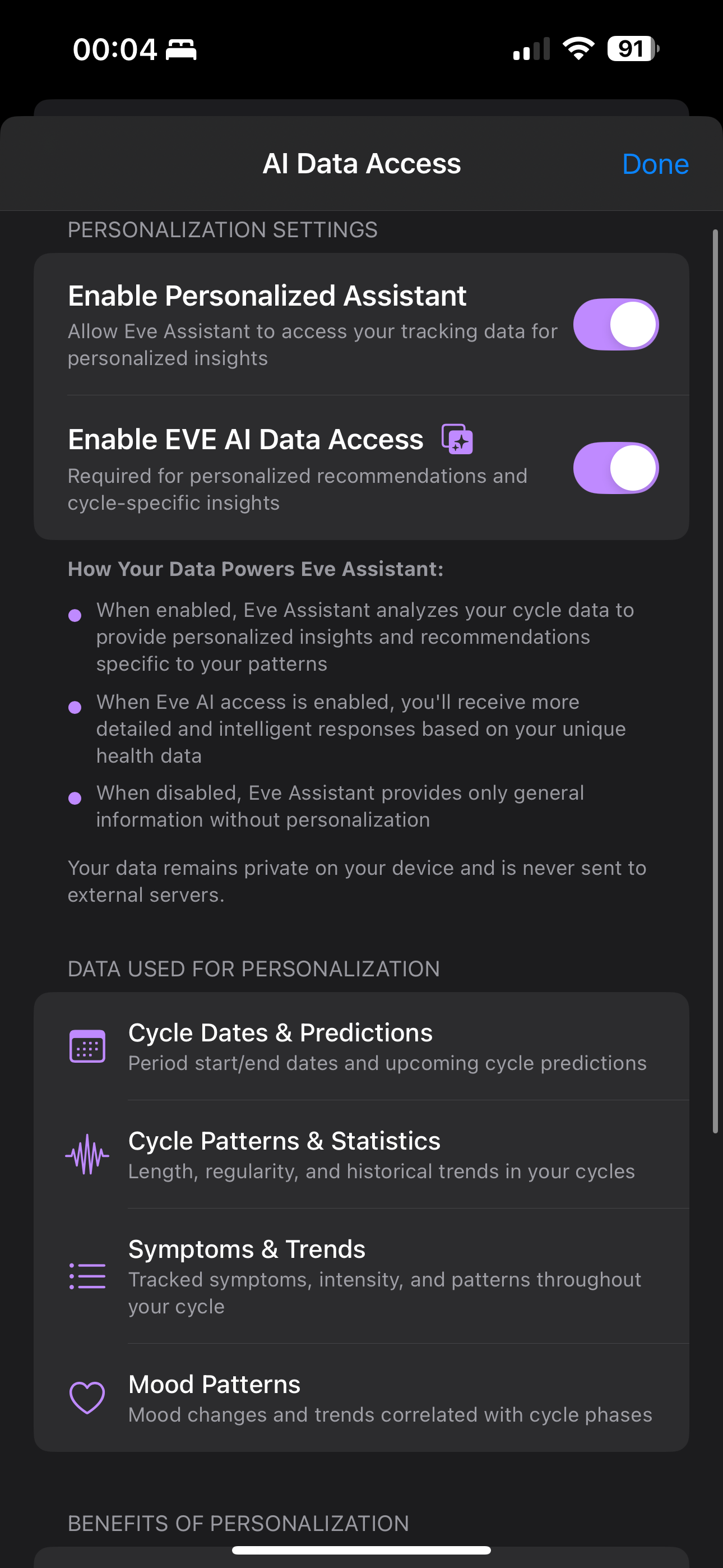 EveTrack - Period Tracker