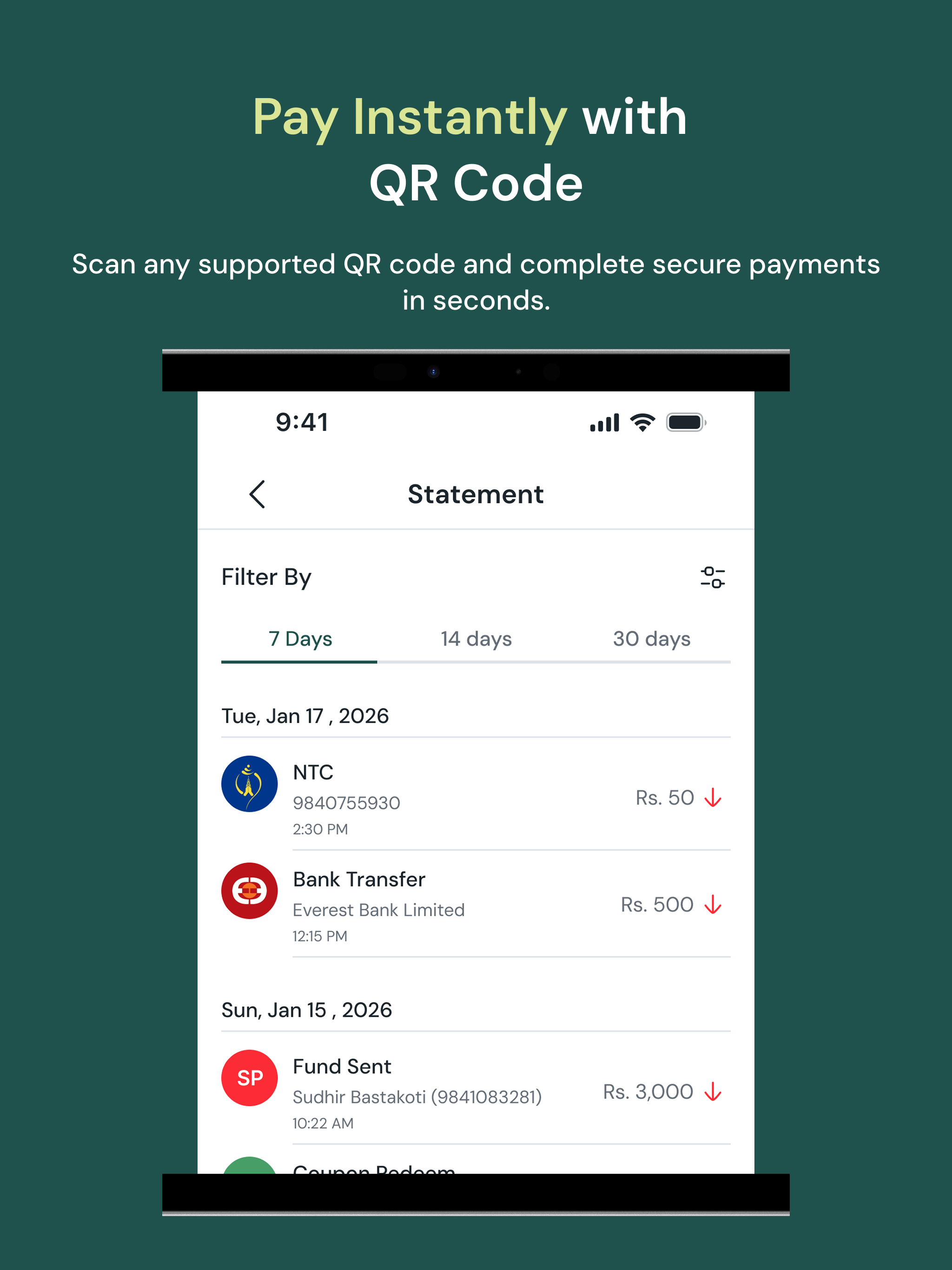 iCash Wallet Nepal screenshot 15