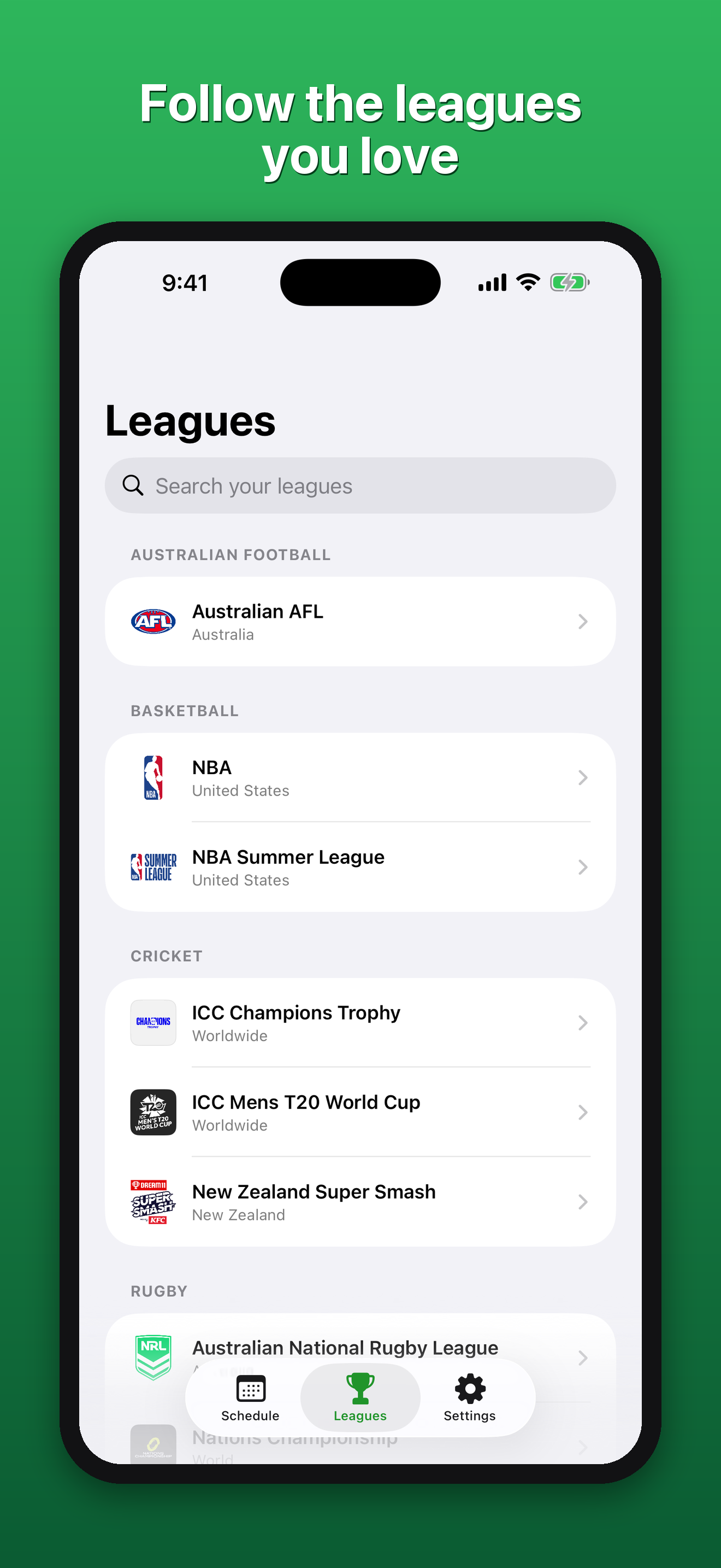 Next Game: Upcoming Sports screenshot 4