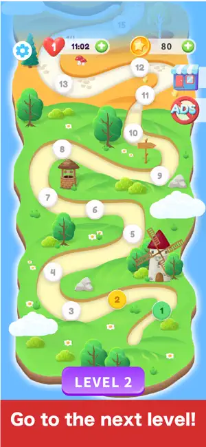 Hair Color Tile Match screenshot 3
