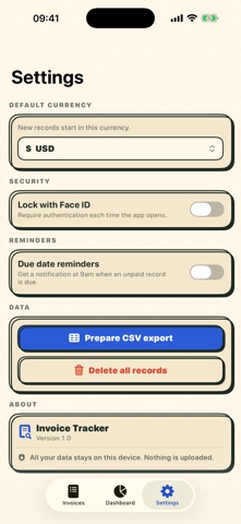 Tabwise: Bills & Invoices screenshot