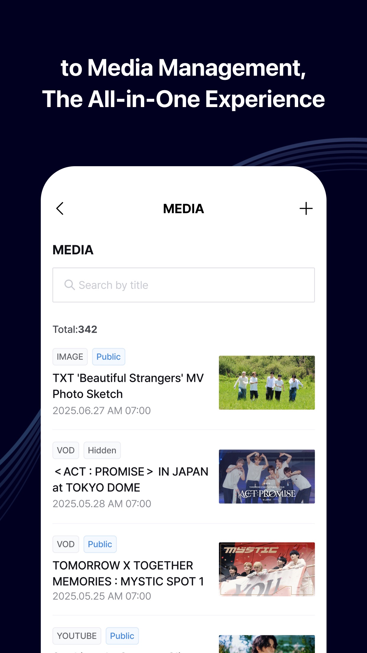 Screenshot 6 of Weverse Backstage