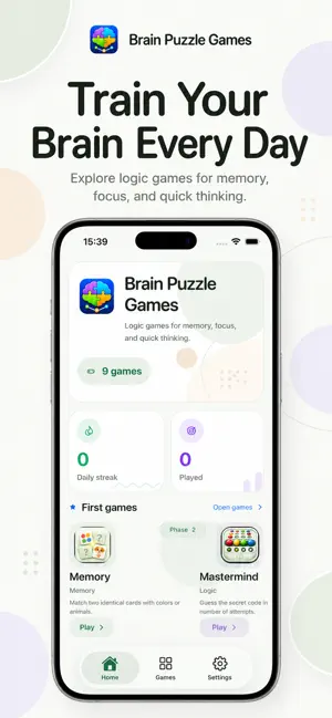 Brain Puzzle Logic Games screenshot 1
