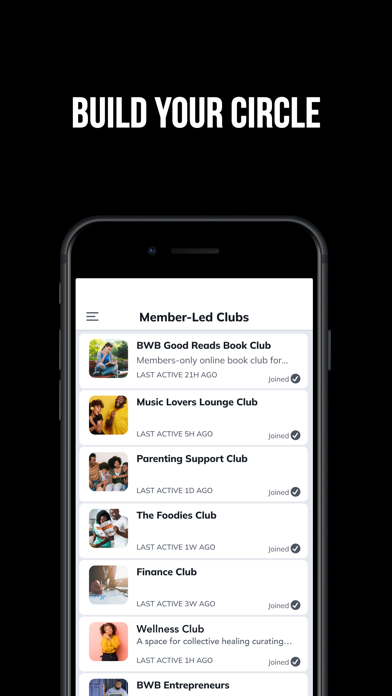 Boston While Black iPhone screenshot 4 - Social Networking app