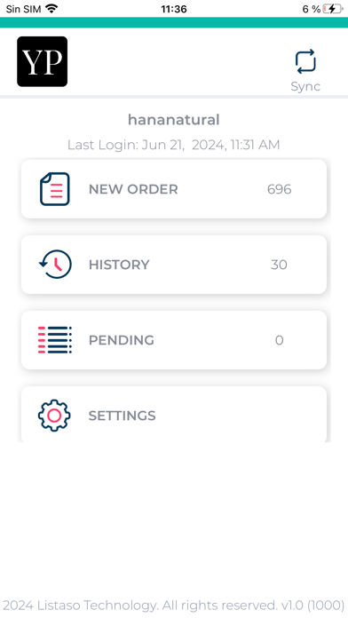 Screenshot 1 of YP Natural App