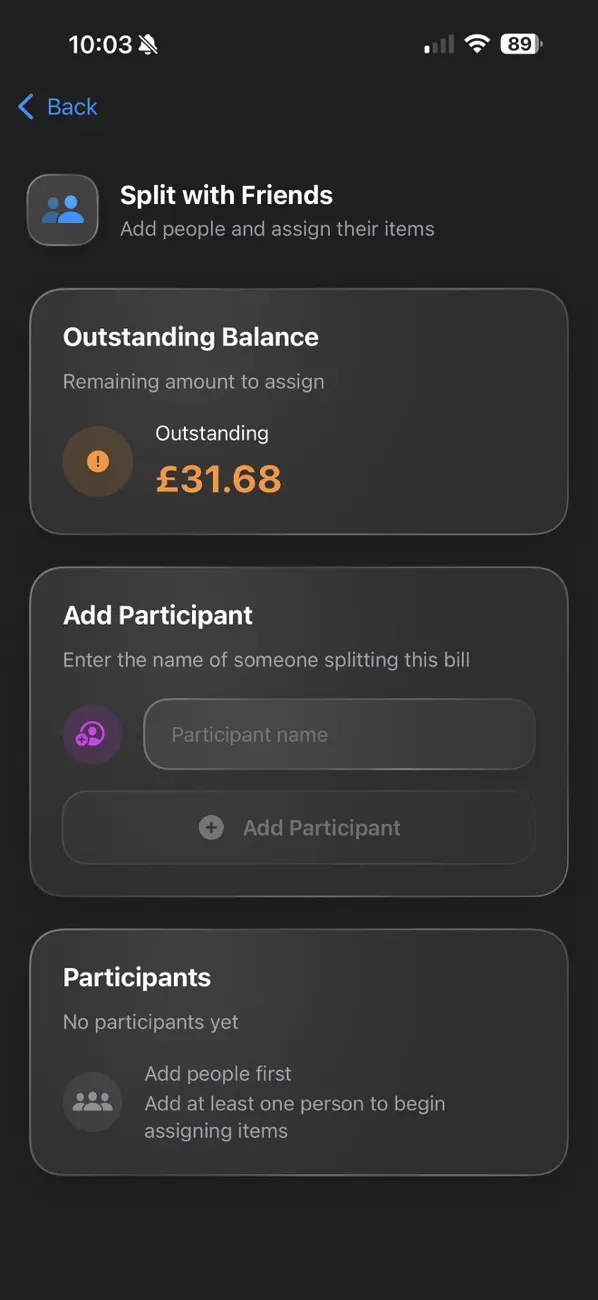 #3. Easy Bill Split (iOS) بواسطة: Felipe Goncalves