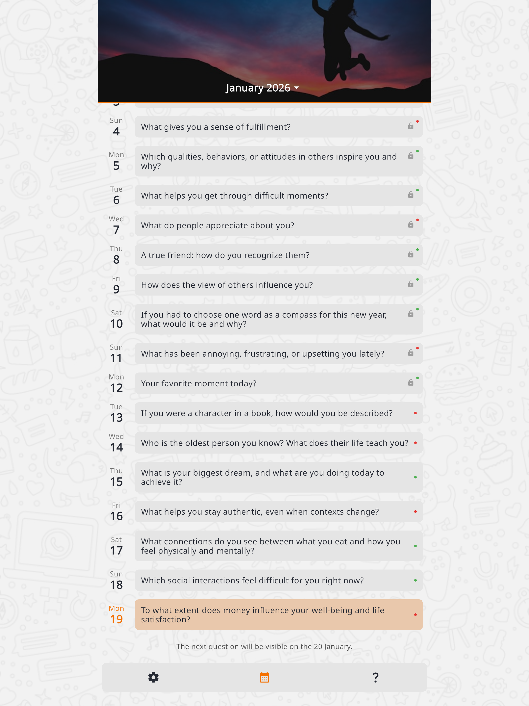 One Question per Day