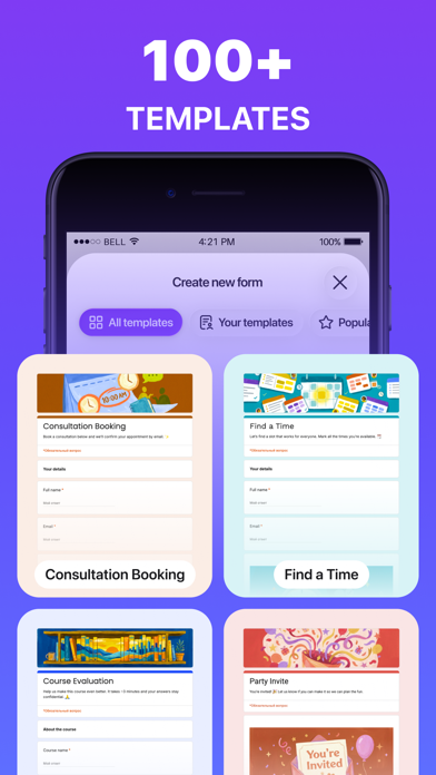 Forma: App for G Forms iPhone screenshot