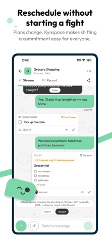 Shared Tasks & Chat - Kynspace Screenshot 6 of 7