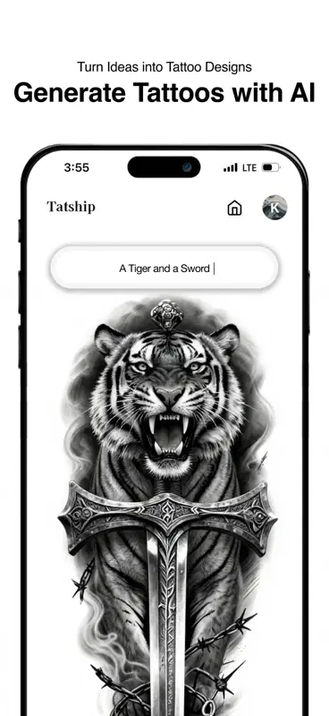 Tattoo Design Try On - Tatship screenshot 3 of 6