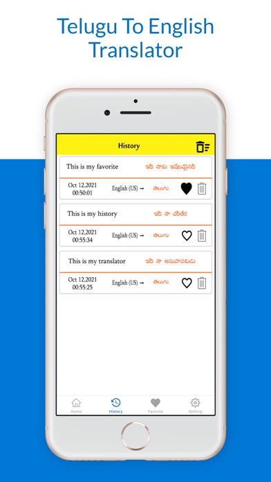 Telugu To English Translator iPhone screenshot 4 - Education app