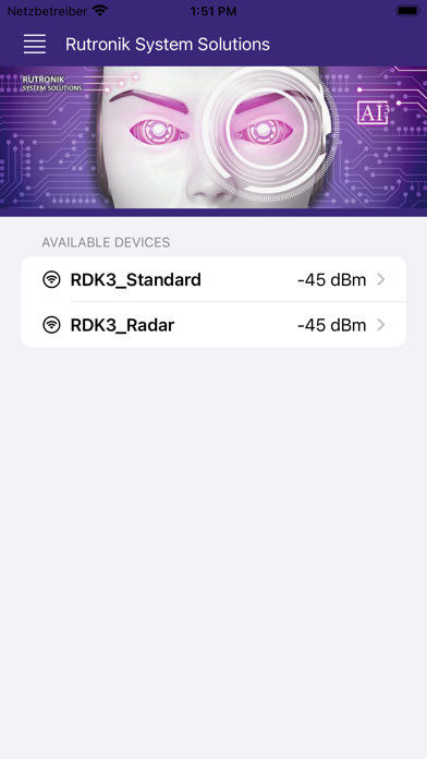 Rutronik System Solutions RDK3 Screenshot 1 - AppWisp.com Rutronik System Solutions RDK3 Screenshot 1 - AppWisp.com