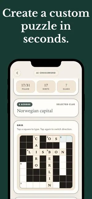 AI Crossword Puzzle Maker screenshot 2