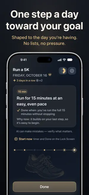 Aimora: Goal Tracker & Planner screenshot 1